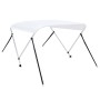Toldo Bimini de 2 arcos blanco 180x150x110 cm de vidaXL, Cubiertas para almacenamiento de barcas - Ref: Foro24-93125, Precio:...