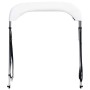 Toldo Bimini de 2 arcos blanco 180x150x110 cm de vidaXL, Cubiertas para almacenamiento de barcas - Ref: Foro24-93125, Precio:...