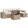 Juego de sofás jardín con cojines 6 pzas ratán sintético beige de , Conjuntos de jardín - Ref: Foro24-3327928, Precio: 508,49...