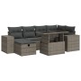 Set de sofás de jardín y cojines 8 piezas ratán sintético gris de , Conjuntos de jardín - Ref: Foro24-3327940, Precio: 526,65...