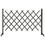 Spalier-Gartenzaun aus massivem grauem Tannenholz 120x90 cm von vidaXL, Zaunpaneele - Ref: Foro24-314825, Preis: 27,90 €, Rab...