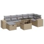 Juego de sofás jardín con cojines 5 pzas ratán sintético beige de , Conjuntos de jardín - Ref: Foro24-3327949, Precio: 565,30...