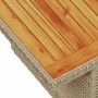 Set sofás jardín y cojines 9 pzas ratán sintético acacia beige de , Conjuntos de jardín - Ref: Foro24-3327989, Precio: 662,62...
