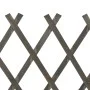 Spalier-Gartenzaun aus massivem grauem Tannenholz 120x90 cm von vidaXL, Zaunpaneele - Ref: Foro24-314825, Preis: 27,90 €, Rab...