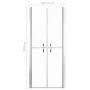 Puerta de ducha claras ESG 71x190 cm de vidaXL, Puertas de ducha - Ref: Foro24-148778, Precio: 171,00 €, Descuento: %