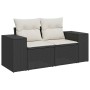 Set de sofás de jardín con cojines 9 pzas ratán sintético negro de , Conjuntos de jardín - Ref: Foro24-3326817, Precio: 638,4...