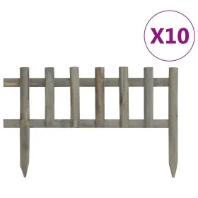 Gartenkanten 10 Stück aus Fichtenholz 4,4 m von vidaXL, Garteneinfassung und Einfassung - Ref: Foro24-314845, Preis: 30,10 €,...