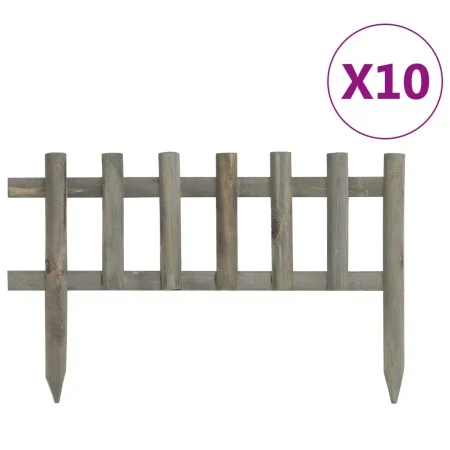 Bordes de jardín 10 unidades madera de abeto 4,4 m by vidaXL, Garden edging and edging - Ref: Foro24-314845, Price: 30,10 €, ...
