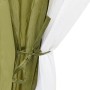 Carpa para piscina de tela verde 500x433x250 cm de vidaXL, Accesorios para piscinas y spa - Ref: Foro24-93039, Precio: 162,68...