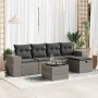 Set de muebles de jardín 6 pzas y cojines ratán sintético gris de , Conjuntos de jardín - Ref: Foro24-3325676, Precio: 374,29...
