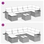 Set de sofás de jardín 8 pzas y cojines ratán sintético gris de , Conjuntos de jardín - Ref: Foro24-3325518, Precio: 518,61 €...