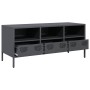 Mueble de TV acero laminado en frío antracita 101,5x39x43,5 cm de , Muebles TV - Ref: Foro24-851324, Precio: 94,07 €, Descuen...