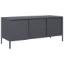 Mueble de TV acero laminado en frío antracita 101,5x39x43,5 cm de , Muebles TV - Ref: Foro24-851324, Precio: 94,07 €, Descuen...