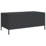 Mesa de centro acero laminado en frío negro 101,5x50x43,5 cm de , Mesas de centro - Ref: Foro24-851268, Precio: 104,91 €, Des...