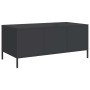 Mesa de centro acero laminado en frío negro 101,5x50x43,5 cm de , Mesas de centro - Ref: Foro24-851268, Precio: 106,61 €, Des...