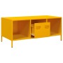 Mesa de centro acero laminado en frío amarillo 101,5x50x43,5 cm de , Mesas de centro - Ref: Foro24-851277, Precio: 124,98 €, ...