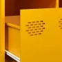 Mesa de centro acero laminado en frío amarillo 101,5x50x43,5 cm de , Mesas de centro - Ref: Foro24-851277, Precio: 123,40 €, ...