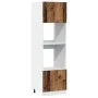 Armario de microondas madera ingeniería envejecida 60x57x207 cm de , Armarios de cocina - Ref: Foro24-856128, Precio: 170,73 ...