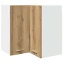 Armario colgante de esquina madera roble artisan 57x57x60 cm de , Armarios de cocina - Ref: Foro24-856123, Precio: 84,34 €, D...