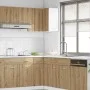 Armario colgante de esquina madera roble artisan 57x57x60 cm de , Armarios de cocina - Ref: Foro24-856123, Precio: 84,34 €, D...