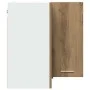 Armario colgante de esquina madera roble artisan 57x57x60 cm de , Armarios de cocina - Ref: Foro24-856123, Precio: 84,34 €, D...