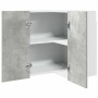 Armario colgante esquina contrachapada gris hormigón 57x57x60cm de , Armarios de cocina - Ref: Foro24-856121, Precio: 84,34 €...