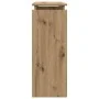 Mesa consola madera de ingeniería roble artesanal 80x30x80 cm de , Mesas auxiliares - Ref: Foro24-856625, Precio: 48,36 €, De...
