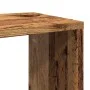 Estantería/divisor de espacios madera envejecida 80x24x186 cm de , Librerías y estanterías - Ref: Foro24-856736, Precio: 100,...