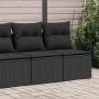 Set sofás jardín y cojines 4 pzas ratán sintético acacia negro de , Conjuntos de jardín - Ref: Foro24-3325241, Precio: 125,09...