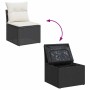 Set sofás jardín y cojines 9 pzas ratán sintético acacia negro de , Conjuntos de jardín - Ref: Foro24-3327521, Precio: 555,00...
