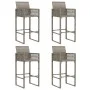 Set bar jardín sin cojines 5 pzas ratán sintético acacia gris de , Conjuntos de jardín - Ref: Foro24-3328890, Precio: 556,84 ...
