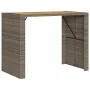 Set bar jardín sin cojines 5 pzas ratán sintético acacia gris de , Conjuntos de jardín - Ref: Foro24-3328890, Precio: 556,84 ...
