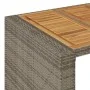 Set bar jardín cno cojines 5 pzas ratán sintético acacia gris de , Conjuntos de jardín - Ref: Foro24-3328903, Precio: 655,90 ...