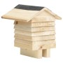 Hotel para abejas de madera maciza de abeto 22x20x20 cm de vidaXL, Jaulas y habitáculos para animales pequeños - Ref: Foro24-...