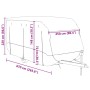 Funda para caravana tela no tejida gris 670x250x220 cm de , Cubiertas para almacenamiento de automóviles - Ref: Foro24-401586...