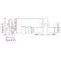 Schiebeschranktür Bausatz Kohlenstoffstahl 152,5 cm von , DIY-Zubehör - Ref: Foro24-4009674, Preis: 30,60 €, Rabatt: %
