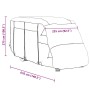 Fundas para autocaravanas tela no tejida gris 610x235x275 cm de , Cubiertas para almacenamiento de automóviles - Ref: Foro24-...