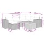 Set sofás de jardín 7 piezas y cojines ratán sintético beige de , Conjuntos de jardín - Ref: Foro24-3265174, Precio: 474,14 €...