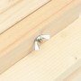 Hotel para abejas de madera maciza de abeto 22x20x20 cm de vidaXL, Jaulas y habitáculos para animales pequeños - Ref: Foro24-...