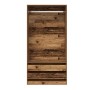 Armario de madera ingeniería envejecida 100x50x200 cm de , Armarios roperos - Ref: Foro24-3318626, Precio: 206,80 €, Descuent...