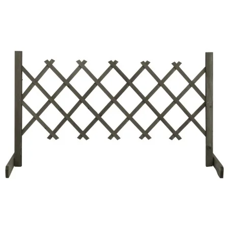 Valla de jardín enrejado madera maciza de abeto gris 120x60 cm de vidaXL, Paneles de vallas - Ref: Foro24-314823, Precio: 27,...