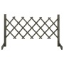 Valla de jardín enrejado madera maciza de abeto gris 120x60 cm de vidaXL, Paneles de vallas - Ref: Foro24-314823, Precio: 26,...