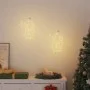 Luces de Navidad Santa Silueta 2 piezas 35 LEDs blanco cálido de , Luces de Navidad - Ref: Foro24-4019598, Precio: 15,50 €, D...