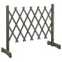 Valla de jardín enrejado madera maciza de abeto gris 120x60 cm de vidaXL, Paneles de vallas - Ref: Foro24-314823, Precio: 27,...