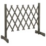 Valla de jardín enrejado madera maciza de abeto gris 120x60 cm de vidaXL, Paneles de vallas - Ref: Foro24-314823, Precio: 26,...