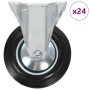 Ruedas fijas 24 unidades 160 mm de , Manipulación de materiales - Ref: Foro24-277984, Precio: 250,18 €, Descuento: %