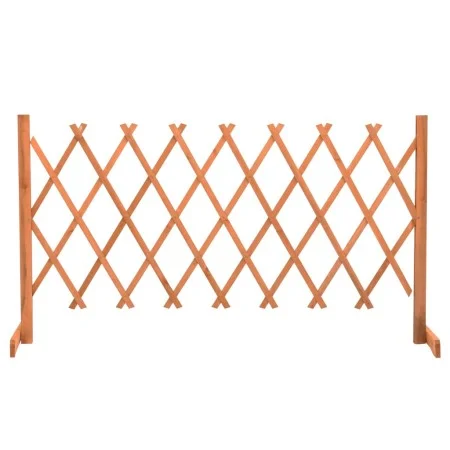 Valla de jardín enrejada madera maciza abeto naranja 150x80 cm de vidaXL, Paneles de vallas - Ref: Foro24-314826, Precio: 32,...