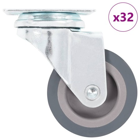 Ruedas giratorias 32 piezas 50 mm de , Manipulación de materiales - Ref: Foro24-277820, Precio: 74,11 €, Descuento: %