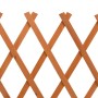 Valla de jardín enrejada madera maciza abeto naranja 150x80 cm de vidaXL, Paneles de vallas - Ref: Foro24-314826, Precio: 31,...