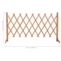 Valla de jardín enrejada madera maciza abeto naranja 150x80 cm de vidaXL, Paneles de vallas - Ref: Foro24-314826, Precio: 32,...